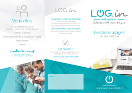 D&eacute;pliant pr&eacute;vention