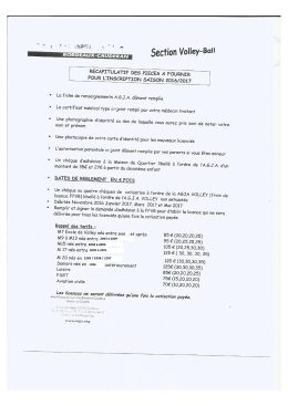 note-explicative - club de volley AGJA