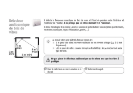Page 1 Détecteur || détecte la fréquence acoustique du bris de Verre