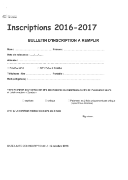 Inscriptions