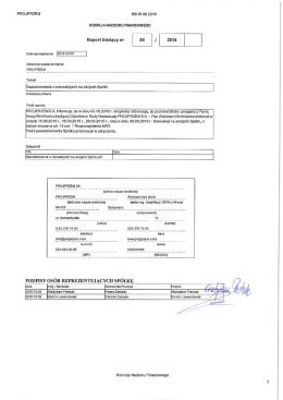 Page 1 PROJPRZEM RB-W 80 2016 KOMISJA NADZORU