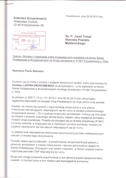 (w załączeniu pismo).