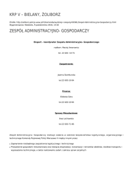 Generuj PDF - KRP V – Bielany, Żoliborz