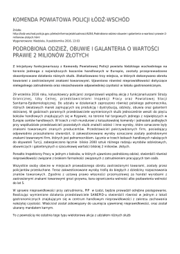 Generuj PDF - Komenda Powiatowa Policji Łódź