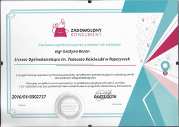 ZADOWOLONY KONSUMENT - ProNET