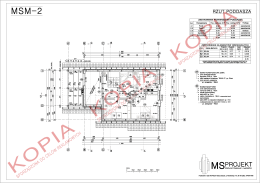 Rzut poddasza - MSProjekt Mateusz Sobczyk