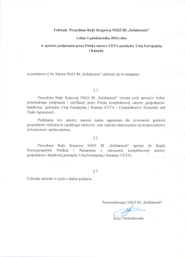 2016 uchwala ceta