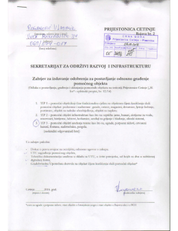 04/10/2016: Zahtjev za odobrenje - Roganović Vladimir