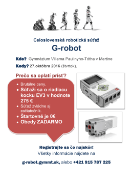 G-robot - Robotika.SK