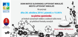 Pietna spomienka - Liptovský Mikuláš