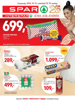 Spar akci&oacute;s &uacute;js&aacute;g let&ouml;lt&eacute;se PDF form&aacute;tumban ITT - Akci&oacute;s