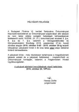 2 db &uuml;res lak&aacute;s