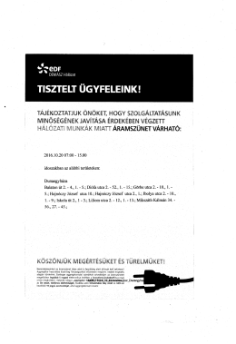 Page 1 C :2 N EDF DÉMÁSZ Hálózat nszmeir uavhetenki