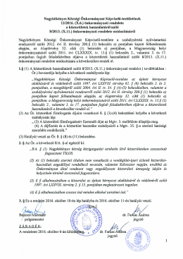 2016.(X.6.) ör. a közterületek használatáról szóló 8