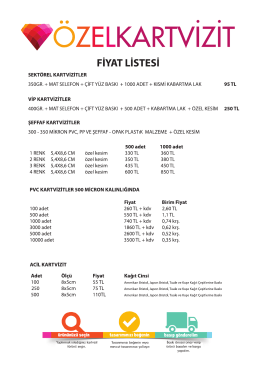 Print - &Ouml;zel Kartvizit Baskı Merkezi