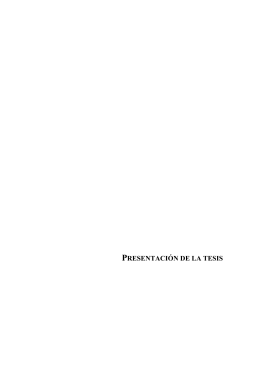 presentacıón de la tesıs