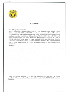 1/1000 &ouml;l&ccedil;ekli Uygulama İmar Planı