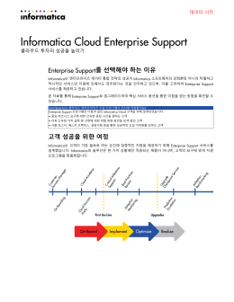 Informatica Cloud Enterprise Support