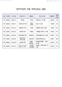 2016.8월 업무추진비 사용내역.hwp