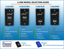 J-Link Model Selection Guide - Digi