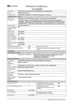 Page 1 c:a Praktyka studencka