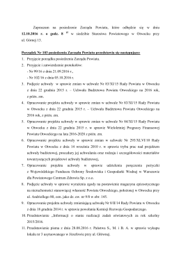 Porządek Nr 103 - Powiat Otwocki