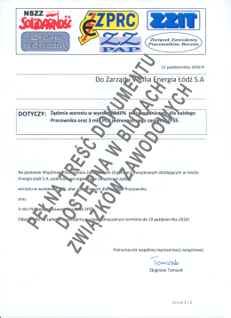 Żądanie wzrostu wynagrodzeń 12.10.2016 r strona 1 636.89 kB