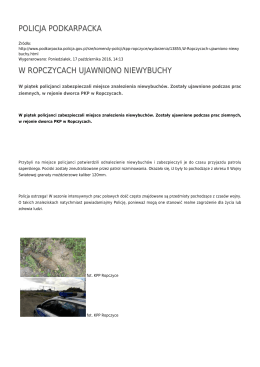 Generuj PDF - Policja Podkarpacka