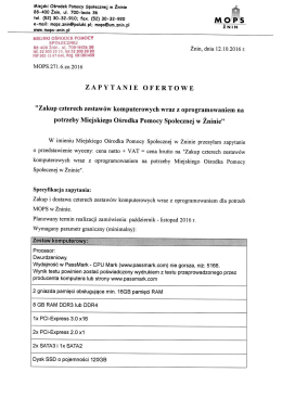 Pełna treść zapytania ofertowego - plik PDF rozmiar - MOPS-ŻNIN