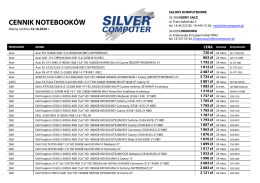 notebooki - silvercomputer
