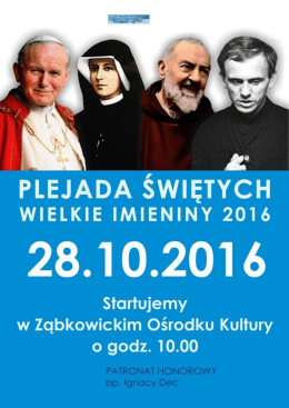 Page 1 | || | 1 = 72 PLEJADA ŚWIĘTYC W I E L K | E | M | E N I NY