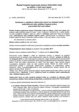 Výběrové řízení ve formátu