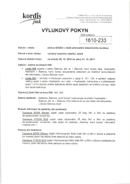 Page 1 KORDIS JMK. a.s. Nové sady 946 30. 692 00 Brno