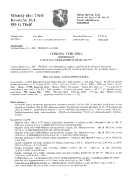 191/2016 - Veřejn&aacute; vyhl&aacute;&scaron;ka