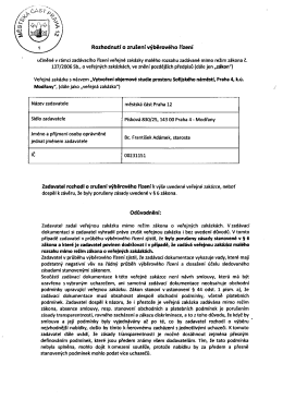 Vytvoření objemové studie prostoru Sofijského náměstí