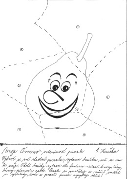 Hrušky 1. třídy leták barevná strana