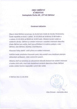 Volby do Senátu Parlamentu ČR - druhé kolo voleb