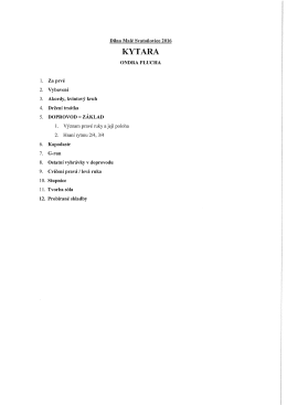Page 1 D&iacute;lna Mal&eacute; Svatoňovice 2016 KYTARA ONDRA PLUCHA 1
