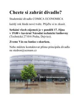 Studentské divadlo COMICA ECONOMICA