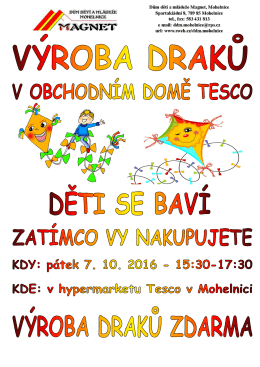 Výroba draků - podrobnosti