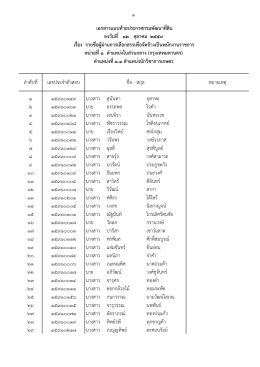 1 1 15910149 นางสาว สุนันทา อุสาหะ 2 15910163 นาย อรรถ