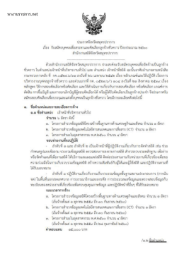 ประกาศรับสมัคร