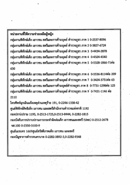 Page 1 หน่วยงานที่ให้ความช่วยเหลือผู้หญิง