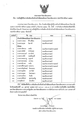 ประจำปีการศึกษา 2559 - หอพัก นิสิต มหาวิทยาลัย