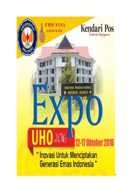 Expo program studi Lingkup universitas halu oleo tahun 2016