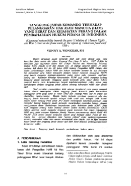 Jurnal Law Reform Program Studi Magister Ilmu Hukum Volume 2