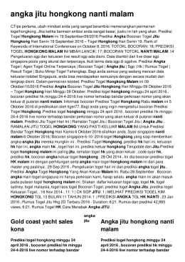 angka jitu hongkong nanti malam