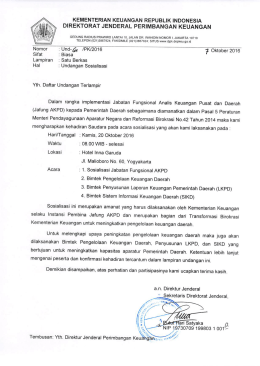 - Direktorat Jenderal Perimbangan