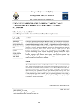 Management Analysis Journal - Universitas Negeri Semarang