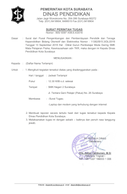 dinas pendidikan - Dispendik Ketenagaan Surabaya